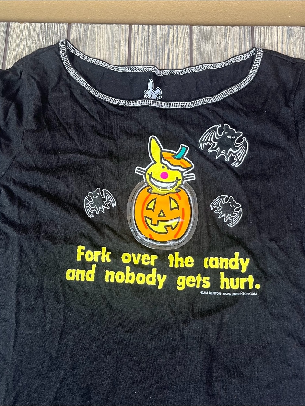 Vintage Happy Bunny Halloween Shirt XL (15/17 Jrs)